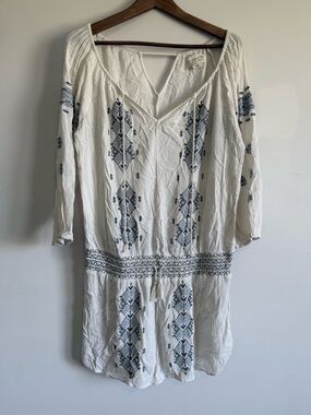 Denim & Supply Ralph Lauren Off-White  Boho Mini-dress